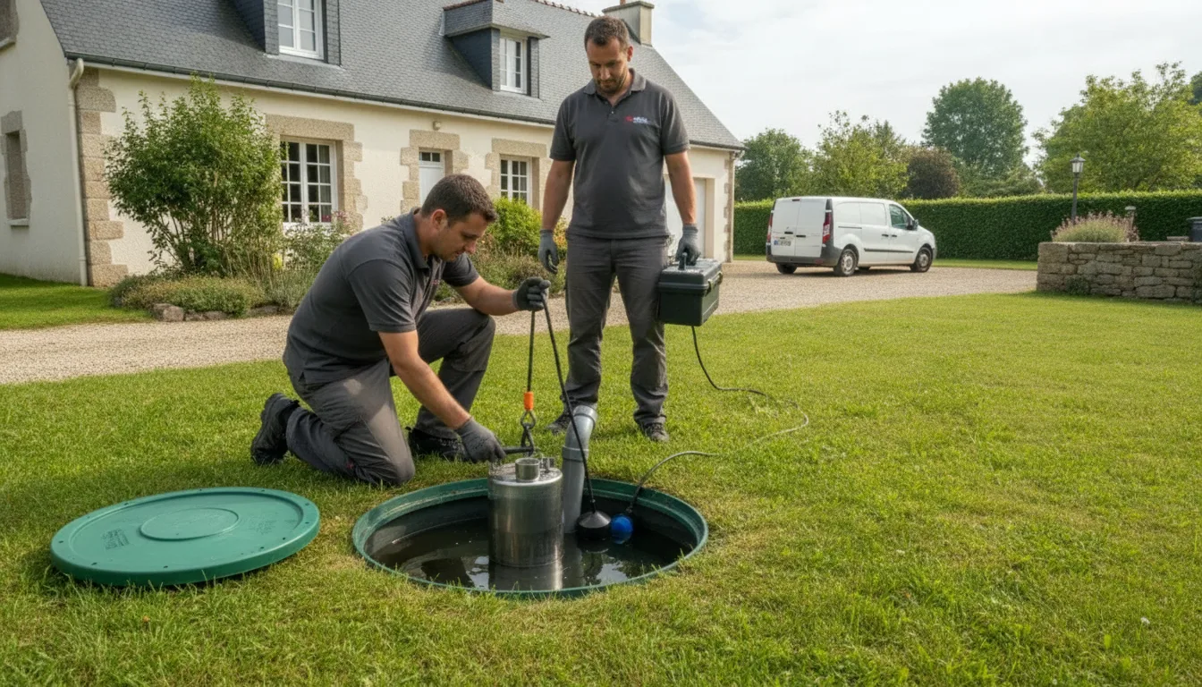 Dépannage pompe de relevage Blain – méthode / geste technique